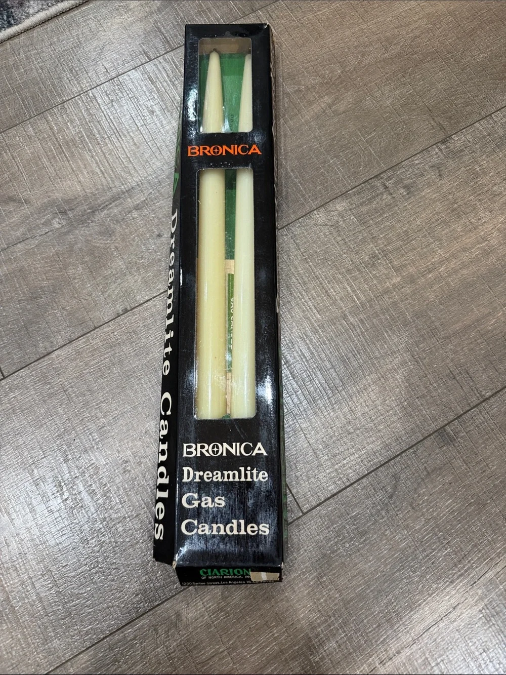 Cream Dreamlite Gas Candles - Set of Taper Candles